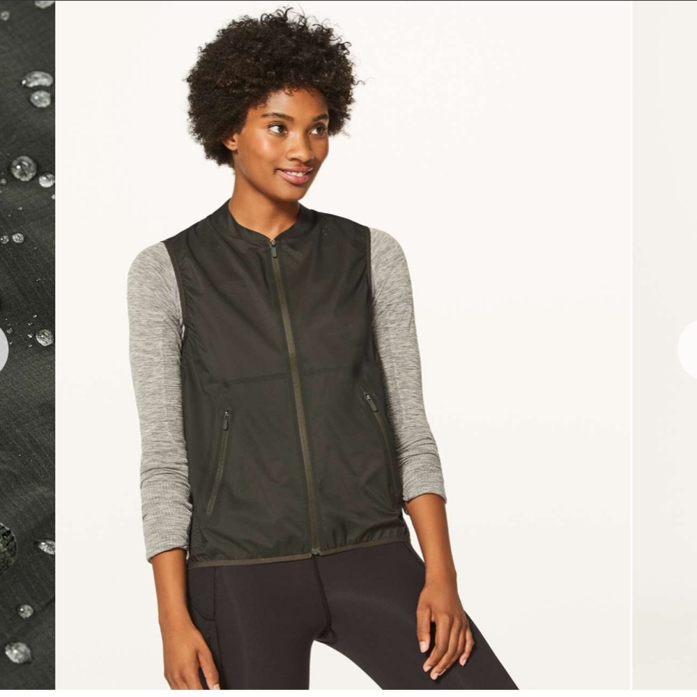 Lululemon | Like the Wind Vest Dark Olive Size 4